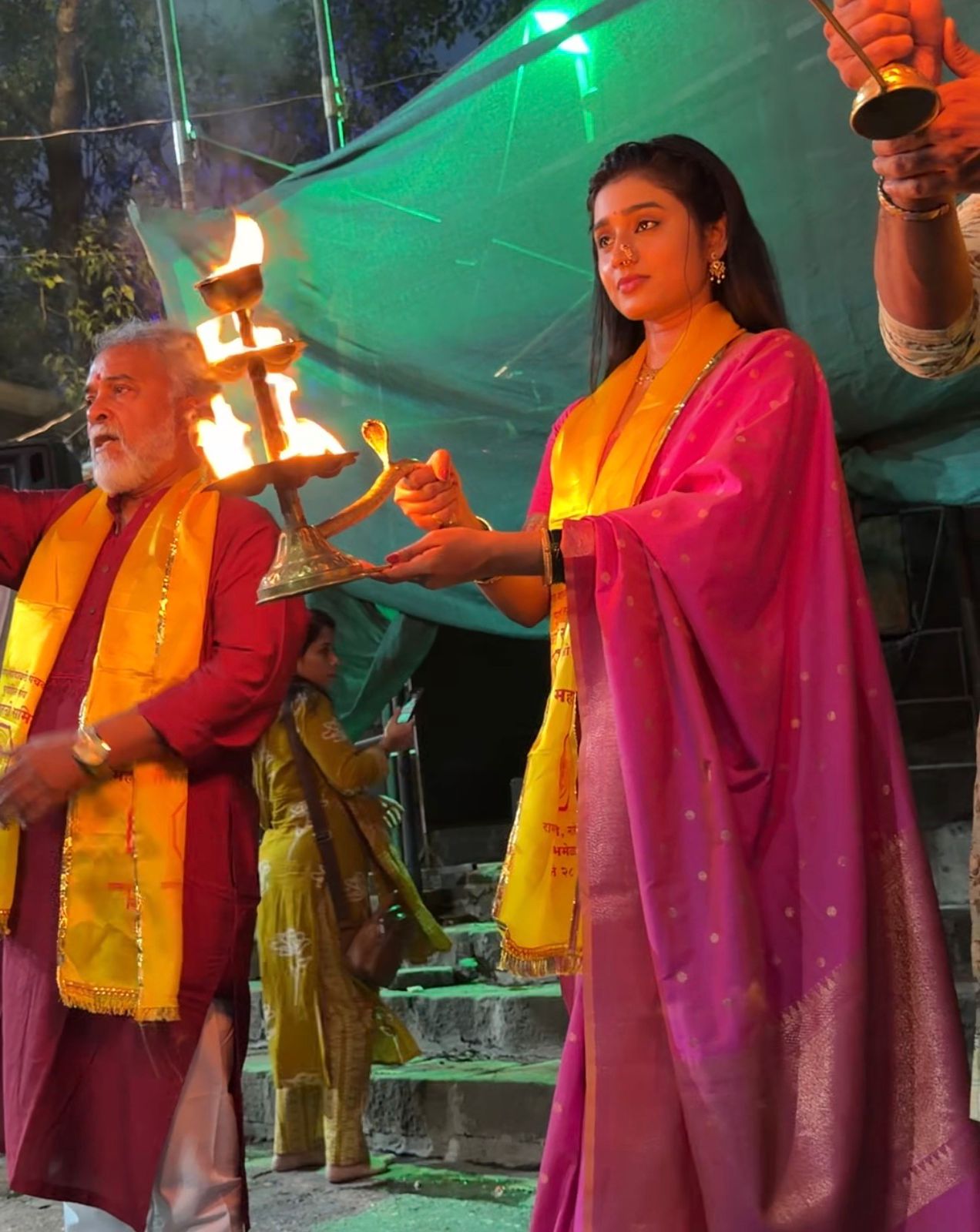 Bai Tuza Ashirvad TV Serial Team At Nashik