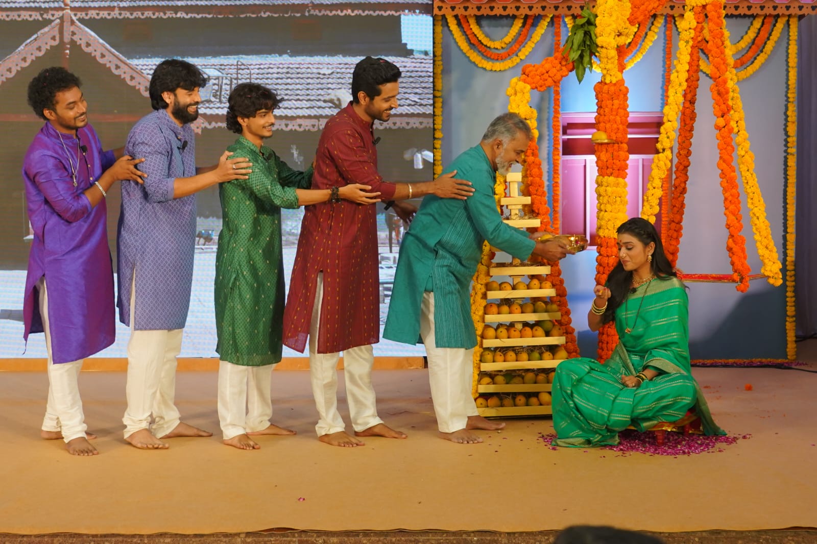Bai Tuza Ashirvad TV Serial Team At Nashik