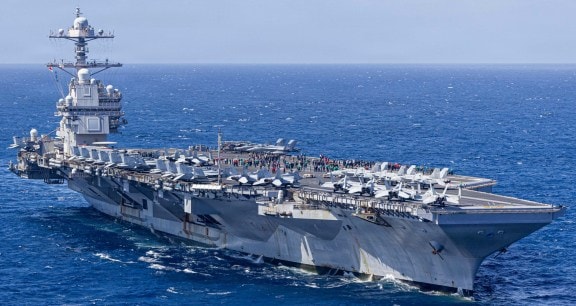 USS Gerald R. Ford aircraft carrier in Mediterranean Sea | Advanced technology of US Navy warship Ford | जगातील सर्वात महागडी विमानवाहू युद्धनौका USS जेराल्ड आर. फोर्ड | अमेरिकन नौदलाची अत्याधुनिक युद्धनौका आणि इराण संघर्ष