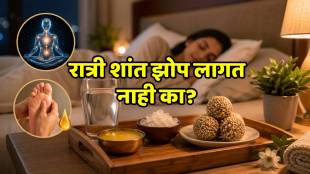 Rujuta Diwekar's nighttime tray with ghee, water, and rajgira laddu for better sleep.