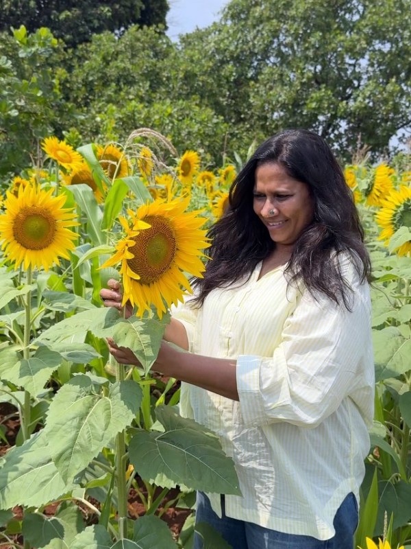 Chhaya Kadam At Sunflower Farm