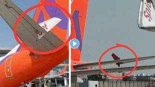 delhi-airport-plane-collision-spicejet-akasa-air-damage