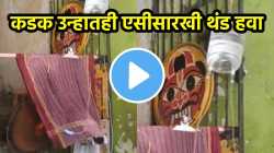 कडक उन्हातही एसीसारखी थंड हवा, पंख्यासमोर ठेवला टॉवेल अन्…; देसी जुगाडचा भन्नाट VIDEO