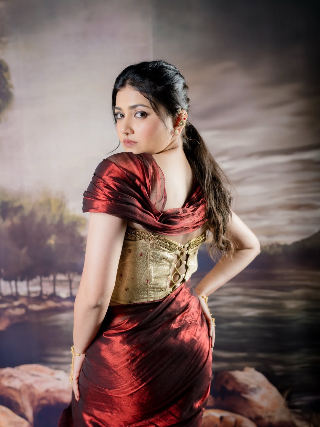 Dnyanada Ramtirthkar Saree Look