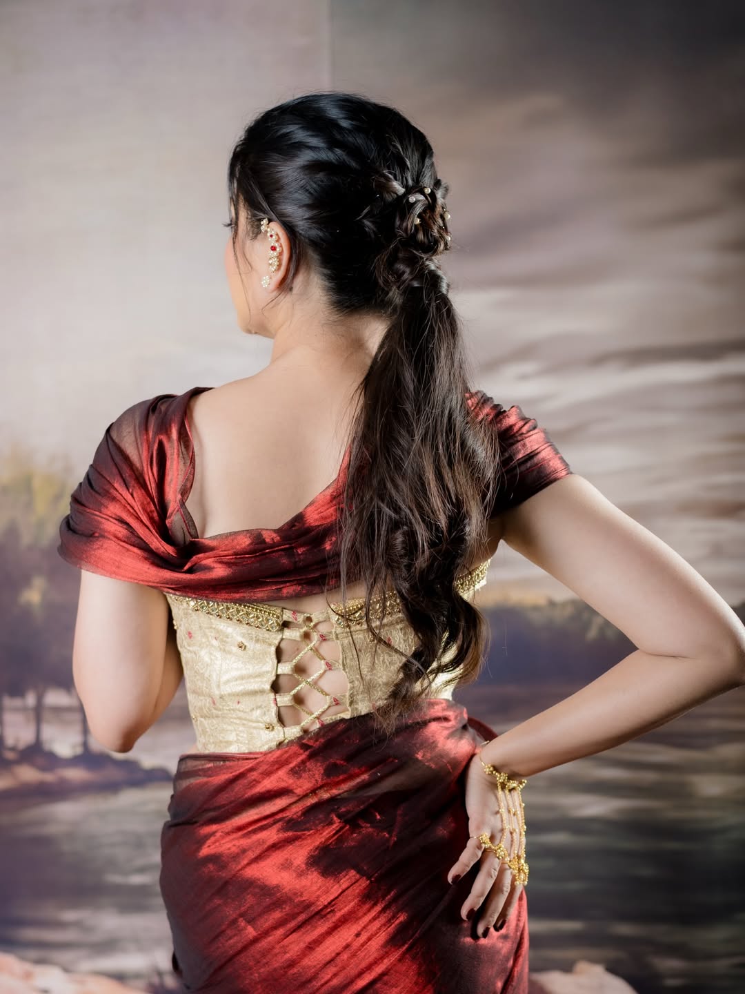 Dnyanada Ramtirthkar Saree Look
