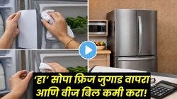 उन्हाळ्यात फ्रिजमुळे विजेचं बिल खूप येतंय? ‘हा’ सोपा जुगाड करुन पाहा; पैशांची होईल मोठी बचत, VIDEO एकदा पाहाच
