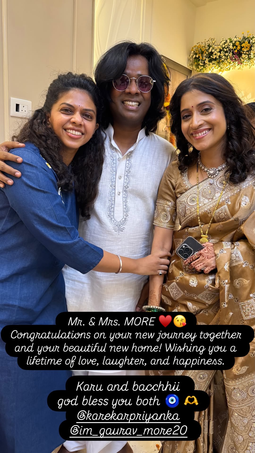 Gaurav More Priyanka Karekar Wedding New Home