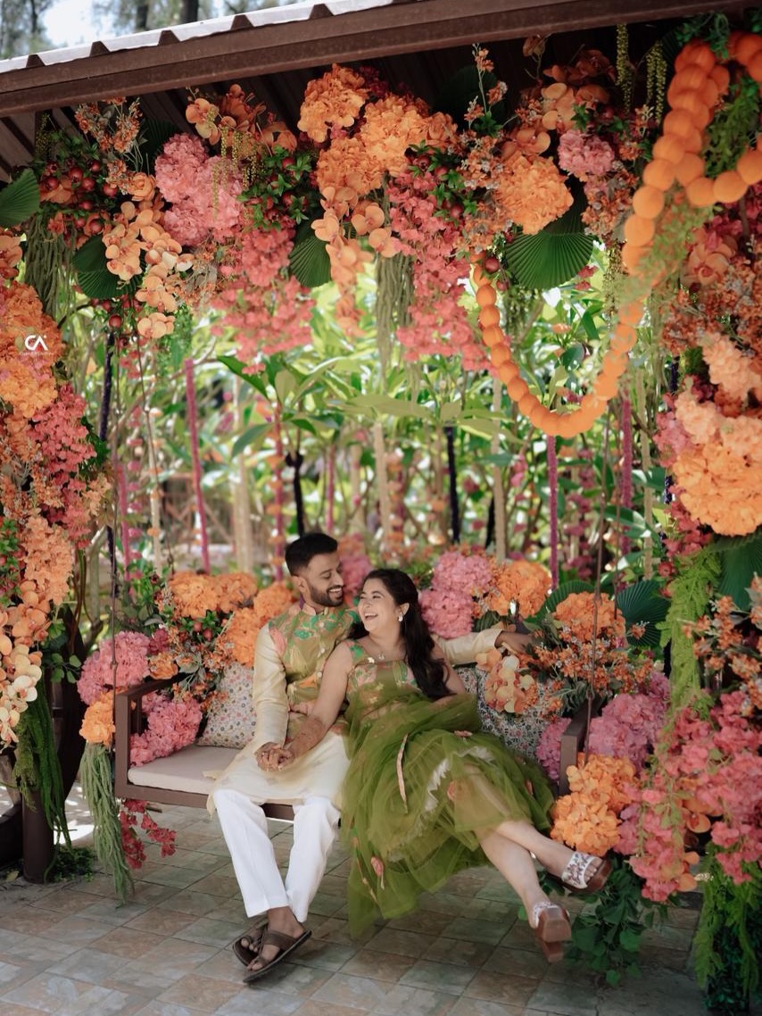 Gaytri Datar Mehendi Ceremony Look