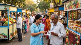 Pune PMC street vendors QR code ID card | Mayor Manjusha Nagpure meeting with hawkers | Pune Municipal Corporation police verification for vendors | Authorized street business license Pune