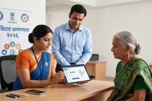 India First Digital Census 2026 Mobile App Process | How to fill Self Enumeration Form Online India | भारताची पहिली डिजिटल जनगणना २०२६ वैशिष्ट्ये | ऑनलाईन डिजिटल जनगणना माहिती कशी भरावी