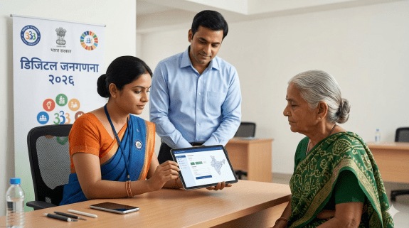 India First Digital Census 2026 Mobile App Process | How to fill Self Enumeration Form Online India | भारताची पहिली डिजिटल जनगणना २०२६ वैशिष्ट्ये | ऑनलाईन डिजिटल जनगणना माहिती कशी भरावी