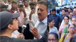 Girish Mahajan On Worli Woman Reaction: “त्या महिलेची भाषा योग्य नव्हती..”, मोर्चादरम्यान संतप्त प्रतिक्रियेला तोंड दिल्यानंतर गिरीश महाजन यांनी आपले मौन सोडले