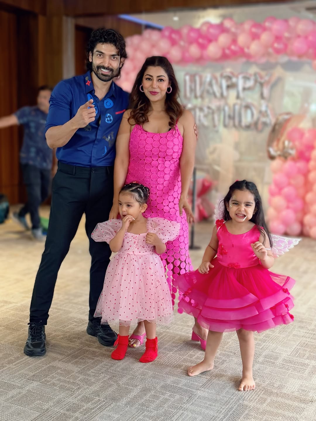 Gurmeet Choudhary Daughter Birthday photos