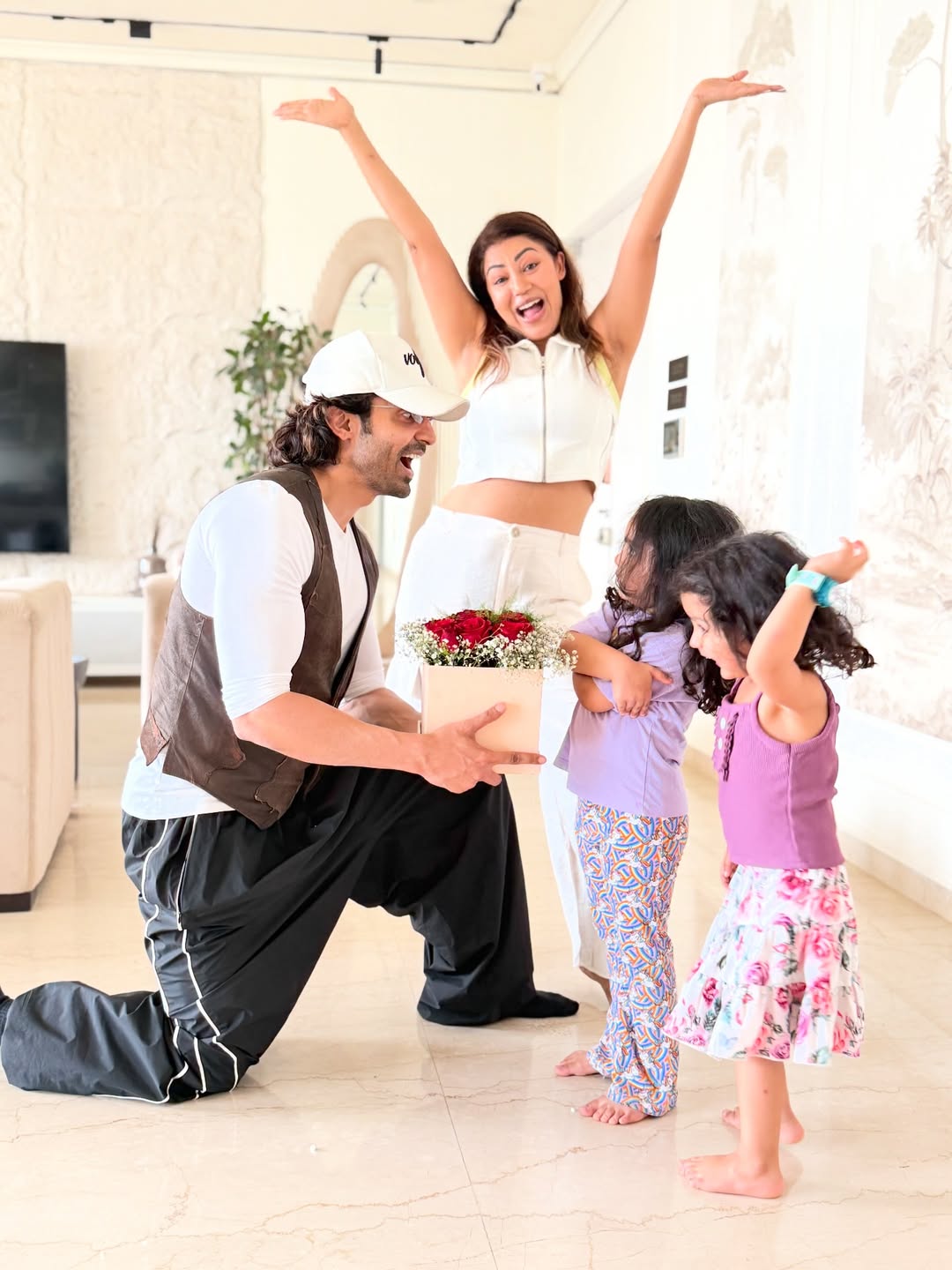 Gurmeet Choudhary Daughter Birthday photos