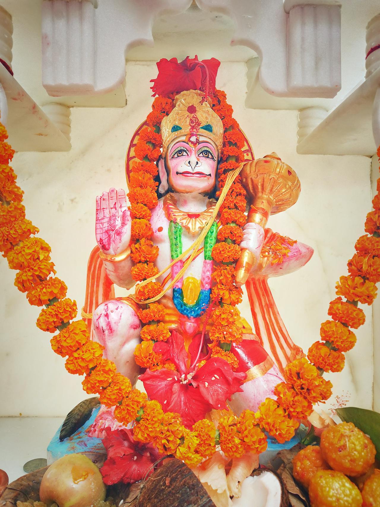 Hanuman Jayanti 2026 Rangoli Design
