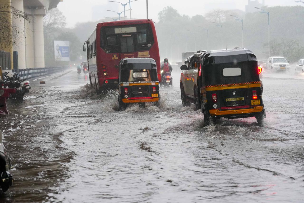 Heavy Rain In Pune Water Logging Photos