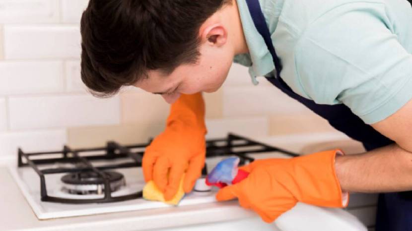 How to clean a dirty gas burner