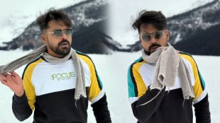Hrishikesh Shelar Canada Photoshoot In Snow
