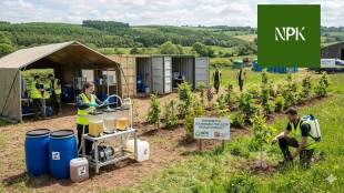 Human urine fertilizer technology | NPK Recovery startup England | Sustainable agriculture innovation | Bio-fertilizer from human waste processing