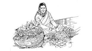 Husband and wife selling vegetables in market | Marathi lifestyle editorial | Rural and urban market culture Maharashtra | Gender equality in small business India