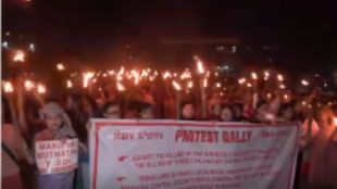manipur-torch-rally-clash-security-forces-imphal-tension-bishnupur-blast
