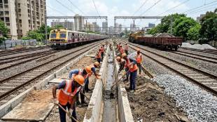 Western Railway pre-monsoon cleaning Mumbai Local | Railway tracks waterlogging prevention work | Mumbai drainage cleaning for monsoon 2026 | Western Railway water pumps and muck special train