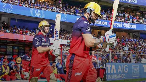 IPL 2026 Mumbai Indians vs Royal Challengers Bangalore Live Cricket Score Today