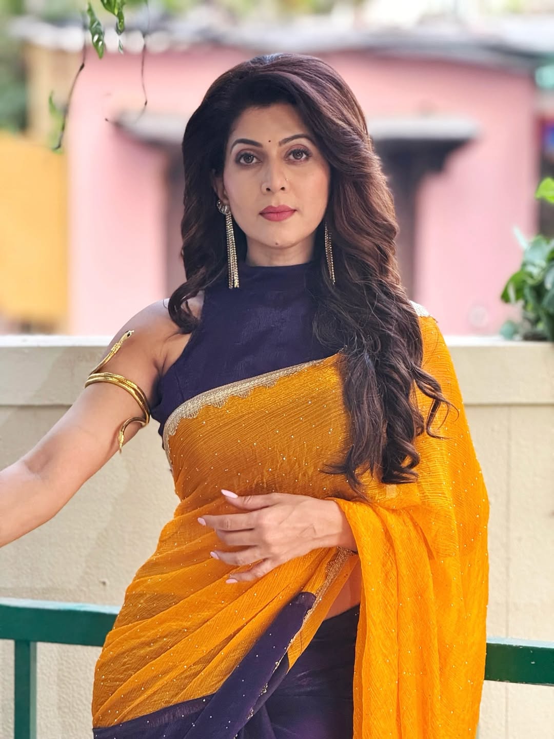 Madhavi Nemkar At Tuljapur Temple