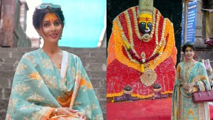 Madhavi Nemkar At Tuljapur Temple