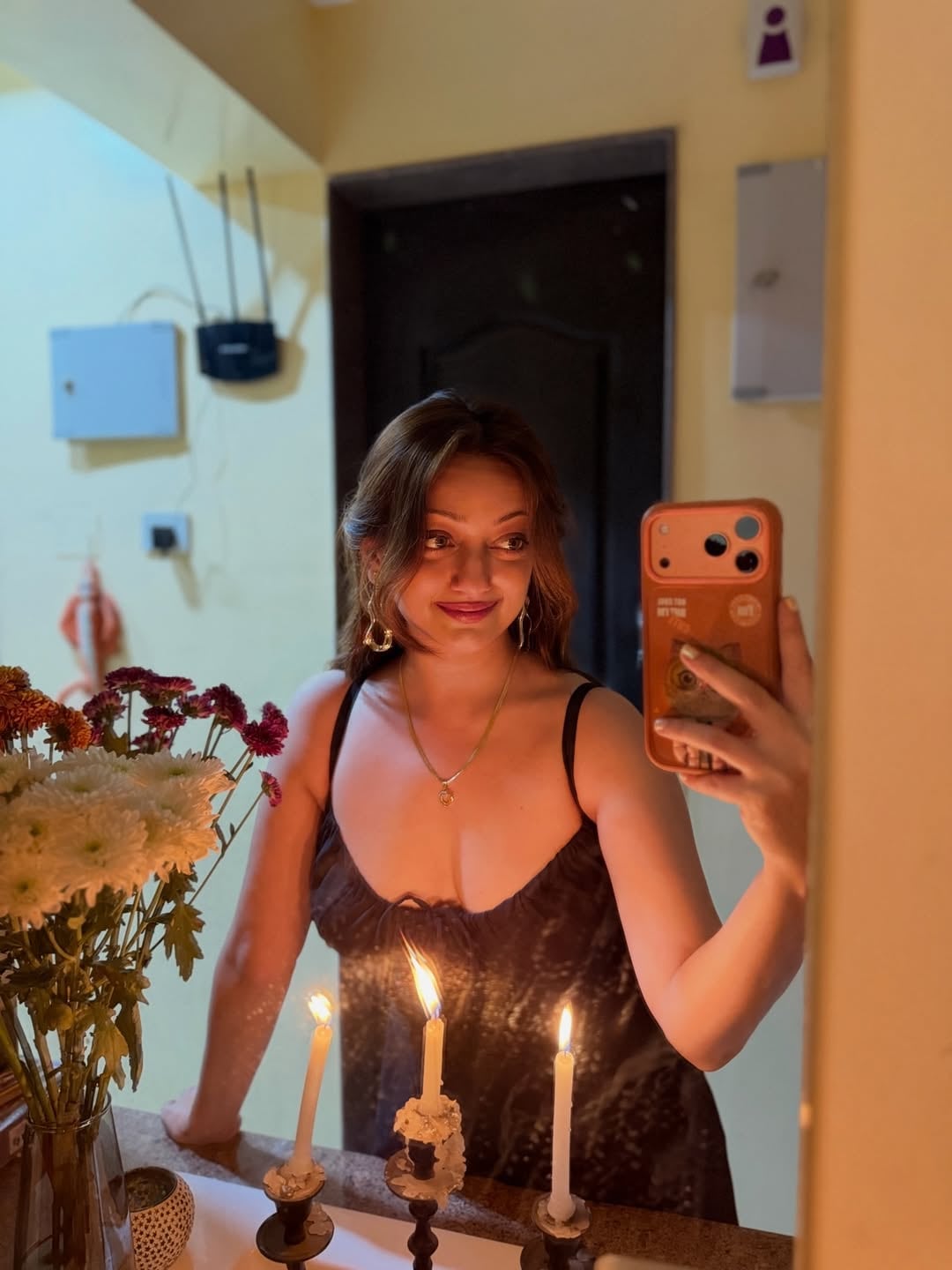 Manasi Naik Black Dress Bold Look