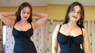 Manasi Naik Black Dress Bold Look