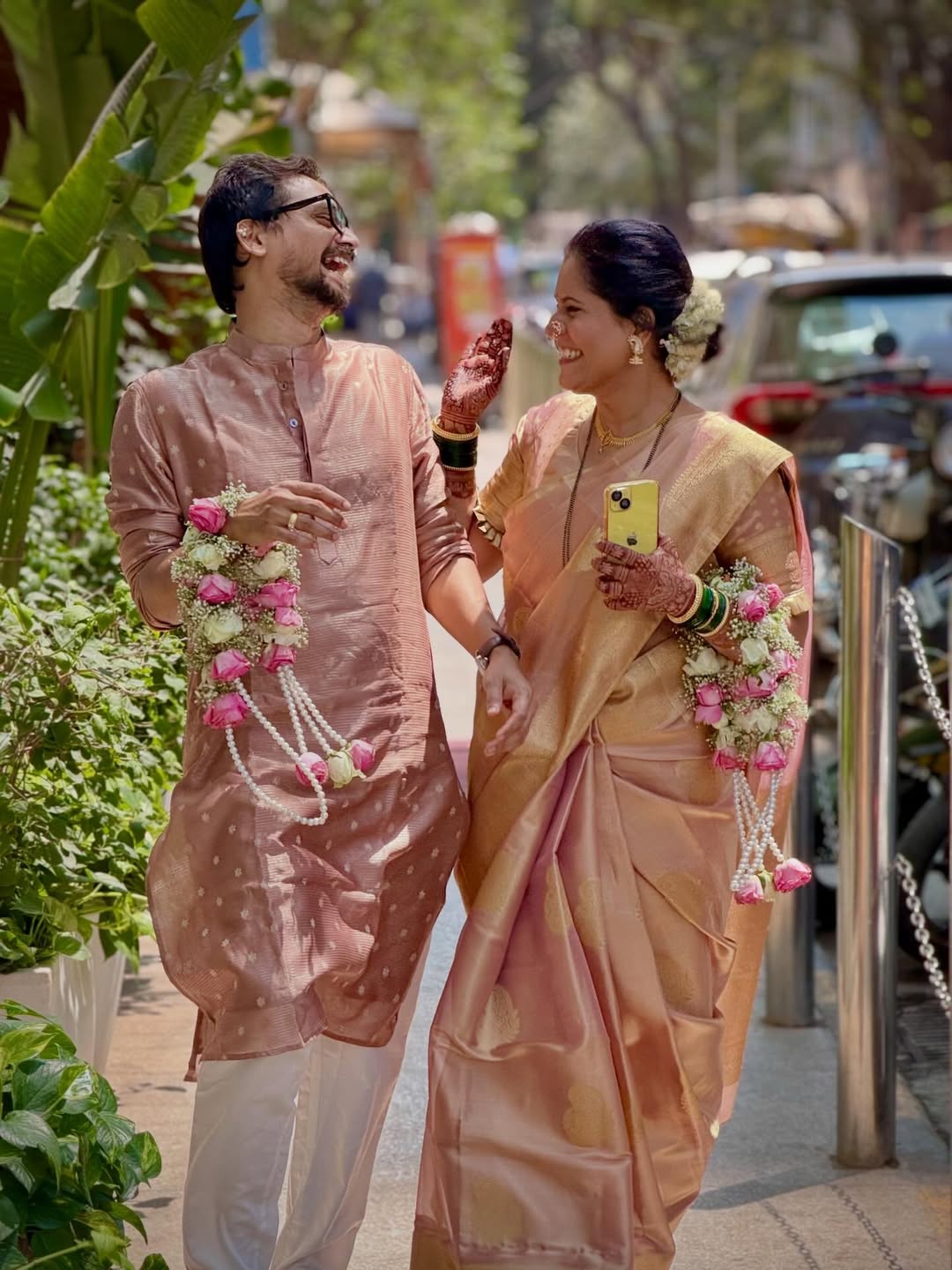Marathi Actress Second Marriage Photos New Life