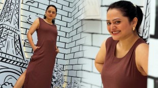 Monika Dabade Brown Dress Stylish Look