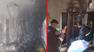 Nashik fire news today | Bohorpatti cylinder blast injured workers | Satpur residential building fire short circuit | Nashik fire brigade rescue operation