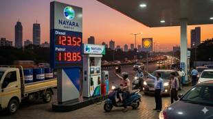 Nayara Energy diesel price hike 25 rupees | Shell India petrol rate increase Bengaluru Mumbai | Private fuel companies fuel price rise India | Global crude oil price impact India petrol diesel