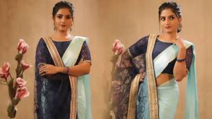 Komal Kumbhar saree look