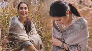 Sagarika Ghatge silk saree look