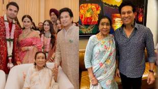 Sara Tendulkar shares Asha Bhosle photo Arjun Tendulkar wedding moments