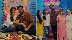 Photos: कॅज्युअल लूक अन् गोड पदार्थ! ‘ठिपक्यांची रांगोळी’च्या कलाकारांनी केले ज्ञानदा रामतीर्थकरचं खास केळवण