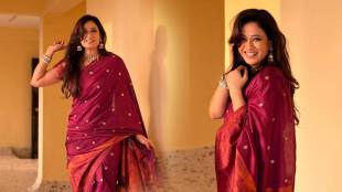 Shweta Tiwari red saree look