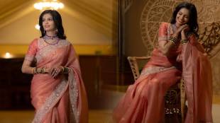 Rumani Khare saree look