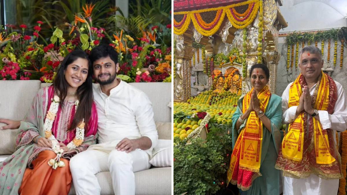 Supriya Sule daughter wedding invitation, first wedding card offered at Siddhivinayak temple