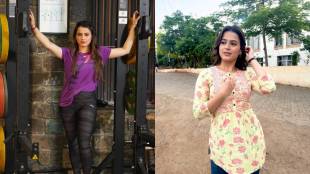 Prajakta Gaikwad fitness look from Aho Aikta Ka song