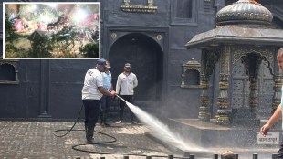 Aan Maan Thakur Shouryastal Dombivli party controversy | Mutton alcohol party at Ganesh Nagar memorial | Agri community protest Dombivli political news | Ravindra Chavan Shouryastal cleaning drive