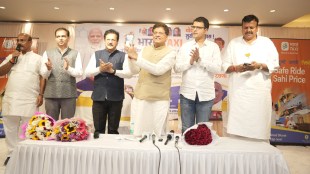 Piyush Goyal launching Bharat Taxi app Mumbai | alternative to Ola Uber Mumbai | Bharat Taxi driver insurance benefits | electric vehicle charging infrastructure North Mumbai