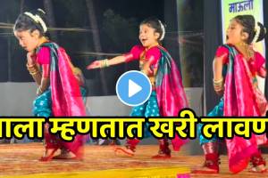little girl dance on lavani video goes viral on social media