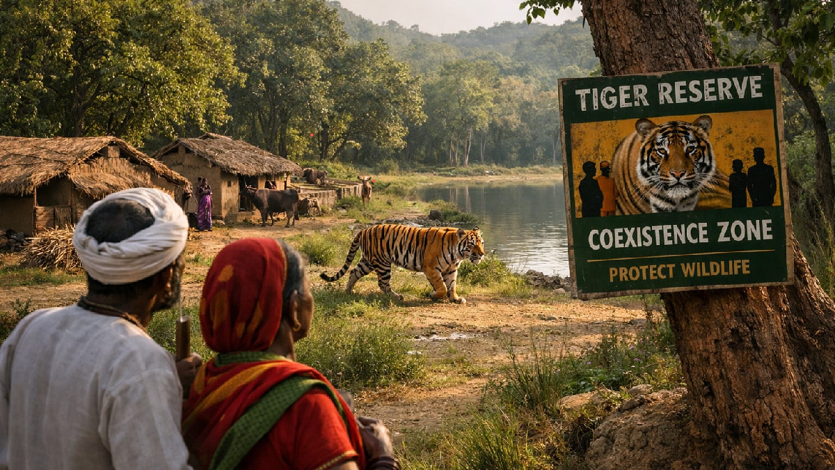 Tiger Community Tiger Reserve Village Relocation: व्याघ्रप्रकल्पातील गावांच्या ...