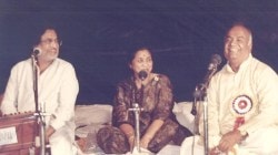 अहिल्यानगरच्या दत्त देवस्थानमध्ये आशा भोसले यांची दोनवेळा गायनसेवा