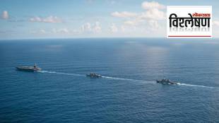 US Navy ships blockade Iran ports in Persian Gulf