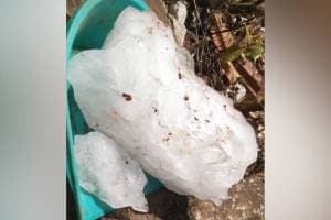 Megacryometeor in Malvan Devli village | 5kg ice ball falls on house in Sindhudurg | Professor Hassan Khan climate change analysis | Rare meteorological phenomenon in Maharashtra